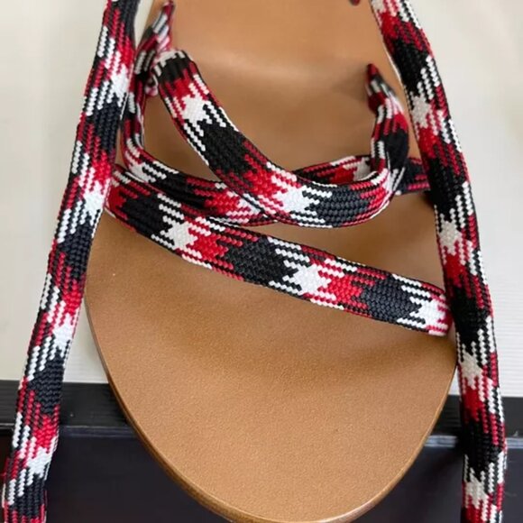 Balenciaga Lace Up Sandals Stilettos Heels Open Toe Women's Size 41 EU/11 US - Picture 7 of 15